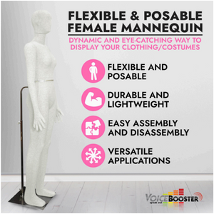 5 Reasons to Choose a Female Flexible Mannequin Dummy Over Plastic Models