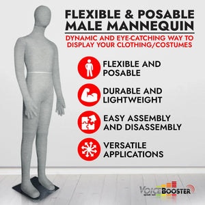 Why You Need a Fully Flexible Posable Male Mannequin for Your Shop