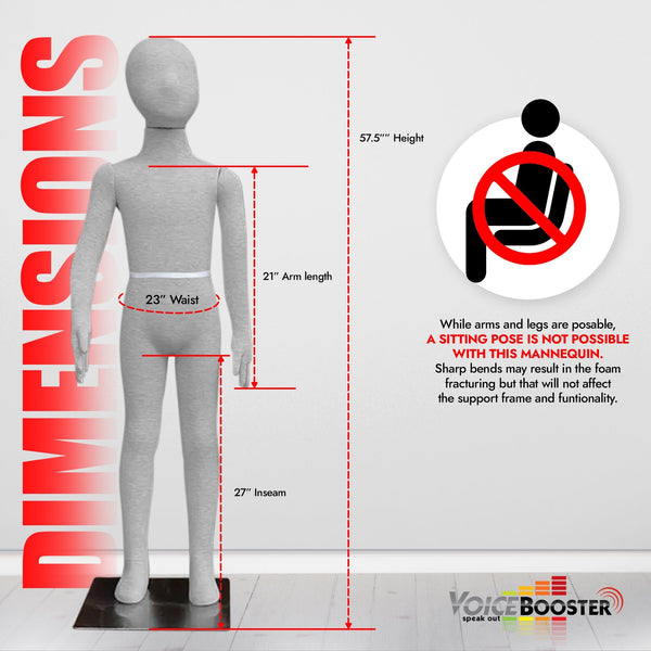 Child Mannequin, 4'8" (13 year old)