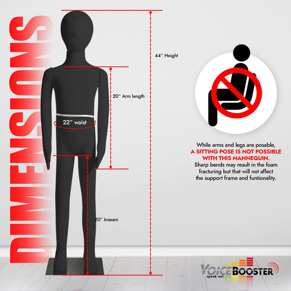 Child Mannequin, 3'8" (5 year old)