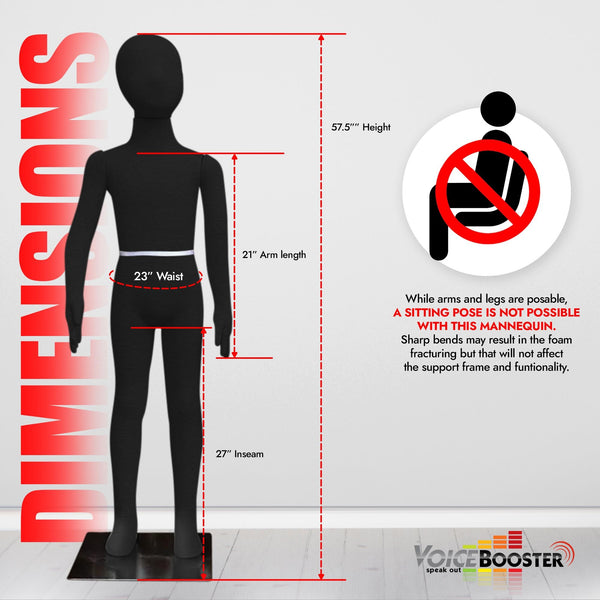 Child Mannequin, 4'8" (13 year old)