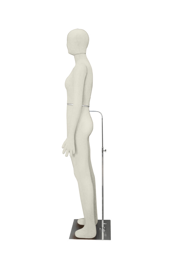 Female Mannequin, Flexible Posable Full-size In Beige