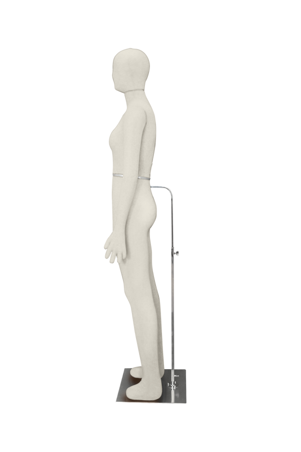 Male Mannequin, Flexible Posable Full-size In Beige-White