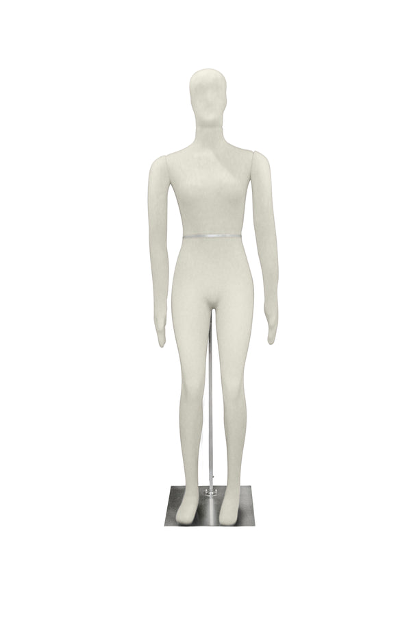 Female Mannequin, Flexible Posable Full-size In Beige