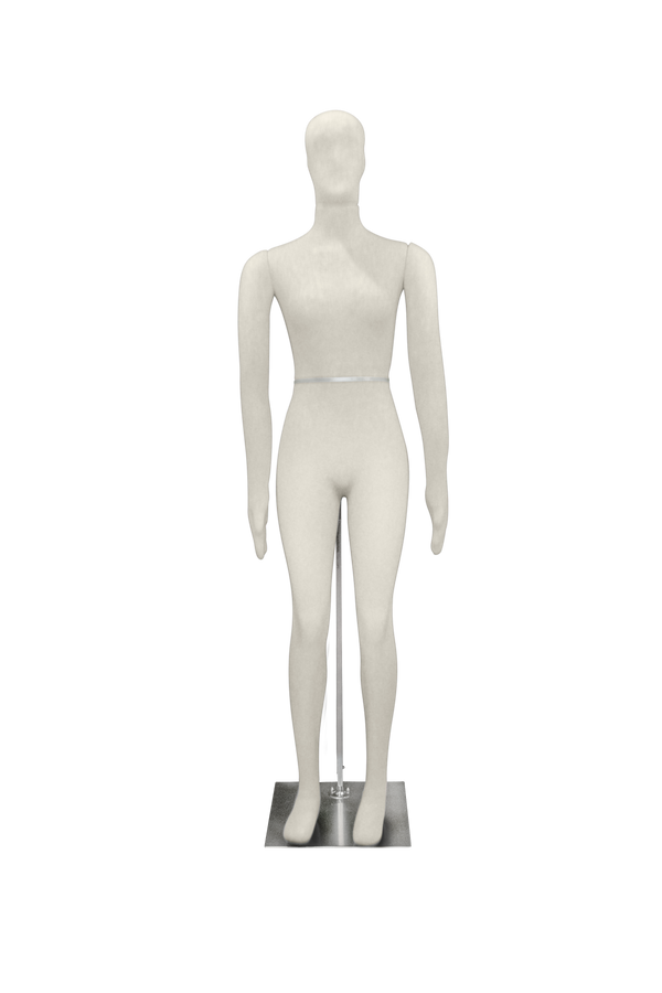 Female Mannequin, Flexible Posable Full-size In Beige