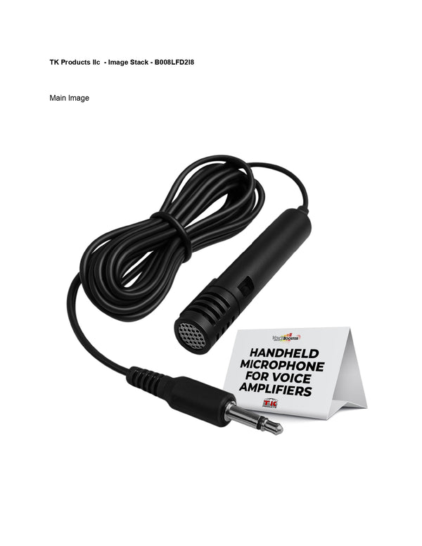 VoiceBooster Dual Tie-Clip Handheld Microphone