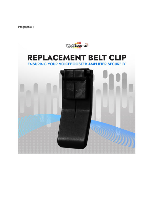 VoiceBooster Replacement Belt Clip