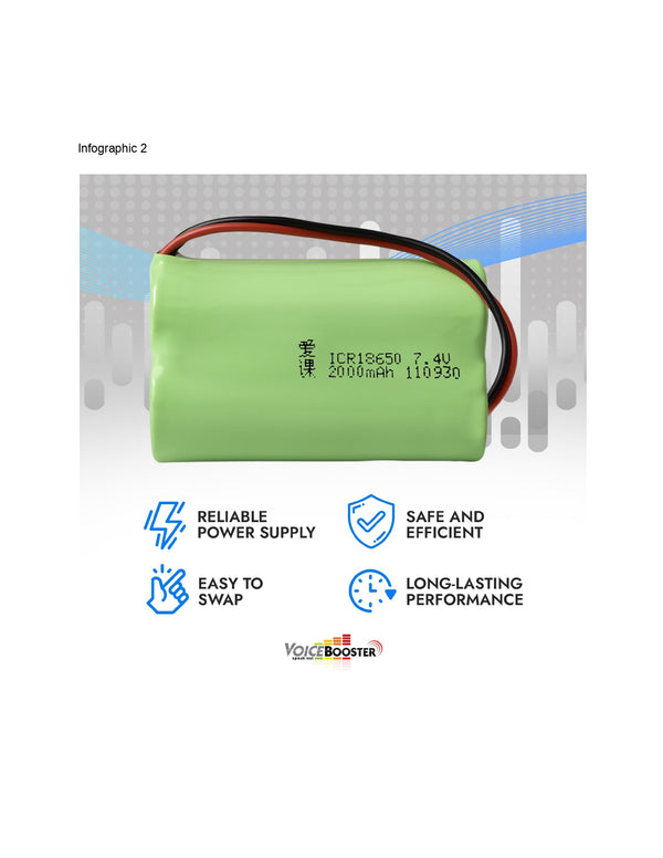 VoiceBooster Large Battery (2000mAh Li)