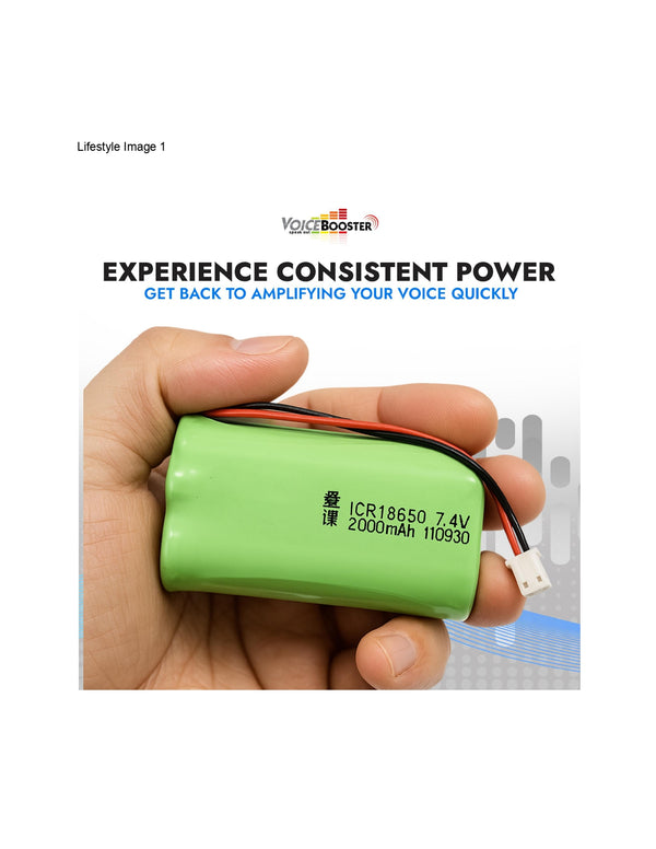 VoiceBooster Large Battery (2000mAh Li)