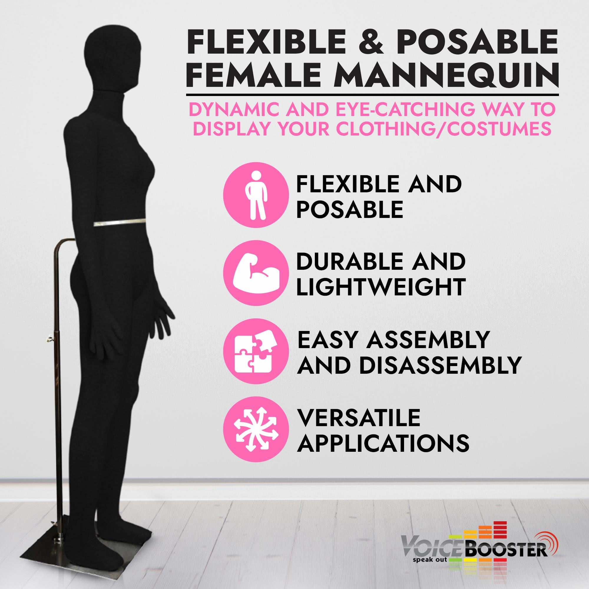 Female Mannequin Full Size – Flexible Posable | Buy Now – VoiceBooster