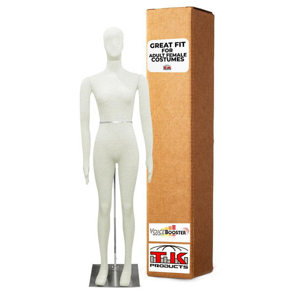 Female Mannequin, Flexible Posable Full-size In Beige