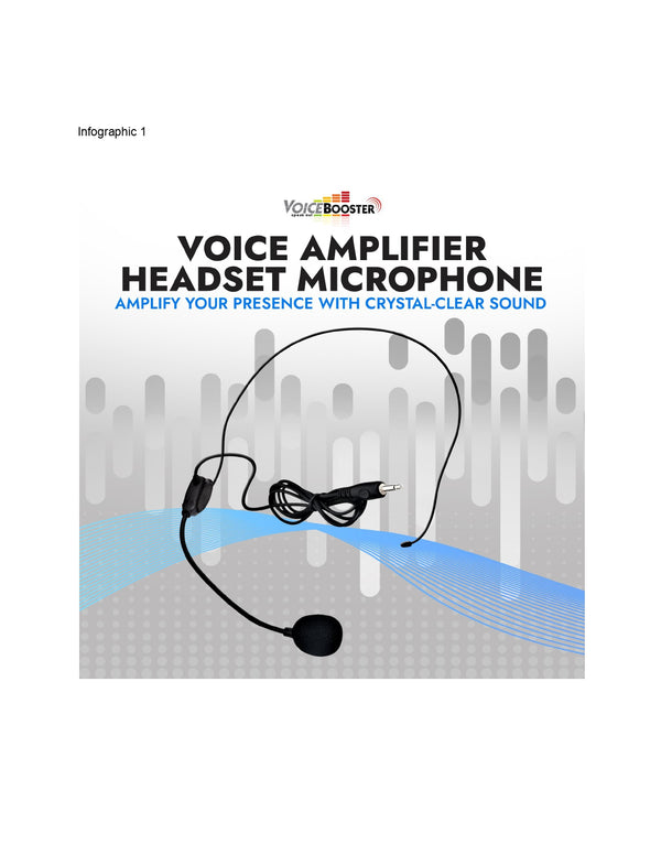 VoiceBooster Headset Microphone