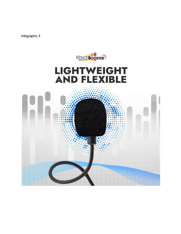 VoiceBooster Headset Microphone
