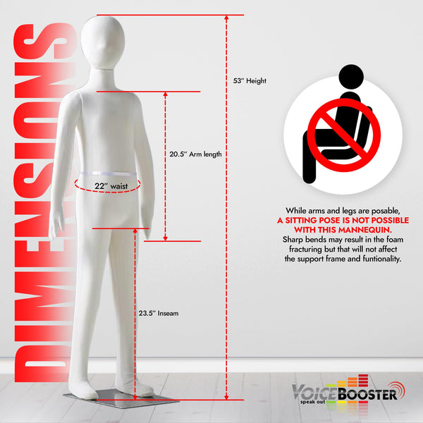 Child Mannequin, 4'5" (10 year old)