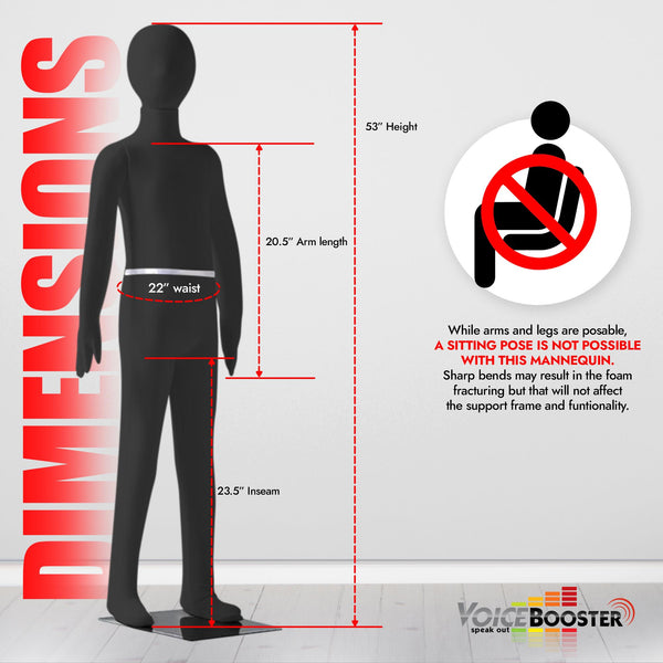 Child Mannequin, 4'5" (10 year old)