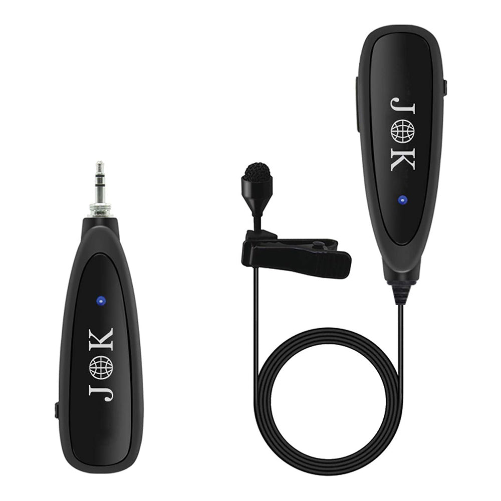 JK MIC-J 044 Micrófono de solapa Micrófono Lavalier Compatible con Audio  Technica Bodypack Transmisor