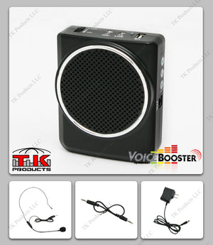 VoiceBooster MR1700 (Aker) 12watt Voice Amplifier with Built in MP3 player & FM Radio-VoiceBooster-TK Products LLC