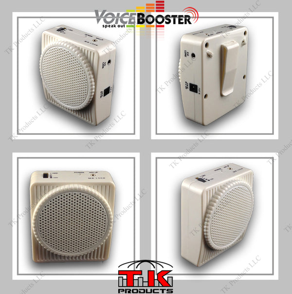 VoiceBooster MR1508 (Aker) 10watt Voice Amplifier -White-VoiceBooster-TK Products LLC