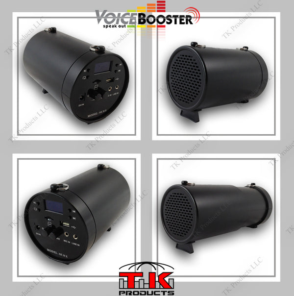 VoiceBooster MR-AK38 (Aker) 25watt Voice Amplifier with Built-in MP3 player & FM Radio-VoiceBooster-TK Products LLC